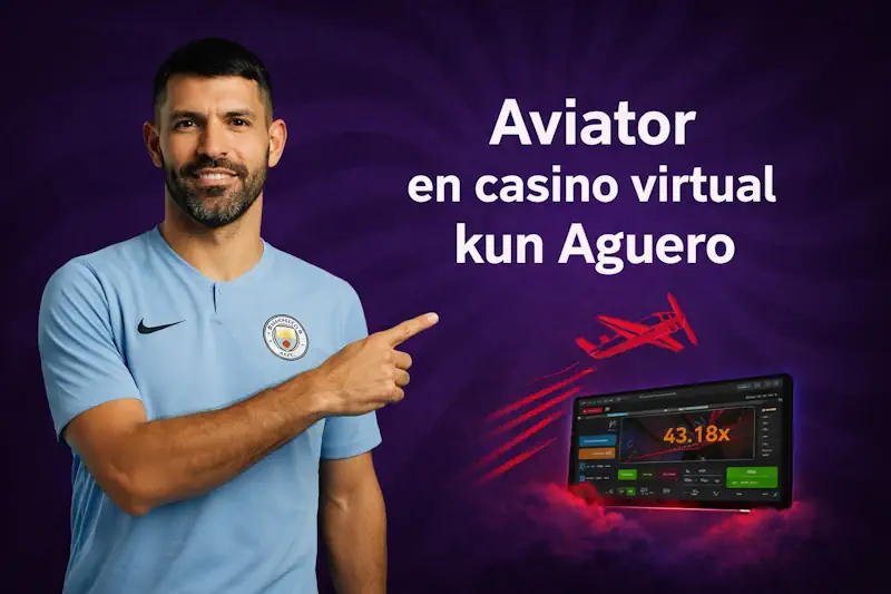 Aviator en casino virtual kun Aguero